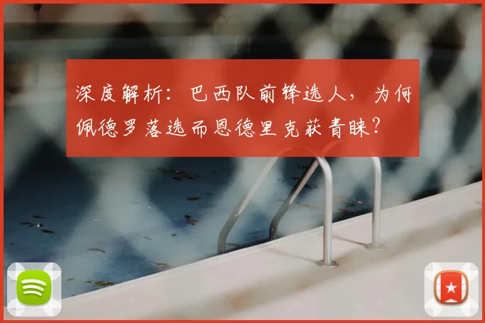 深度解析：巴西队前锋选人，为何佩德罗落选而恩德里克获青睐？